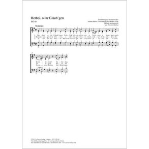 Herbei, o ihr Gläub'gen : Adeste fideles