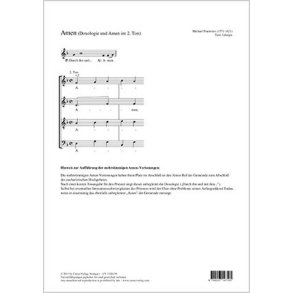 Amen : Doxologie und Amen im 2. Ton