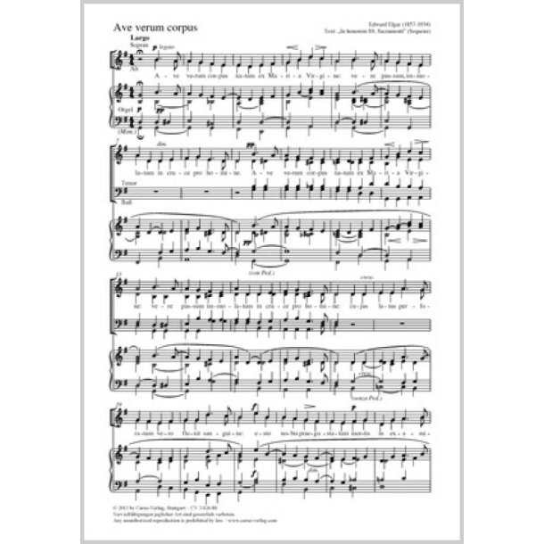 Ave verum corpus : G-Dur