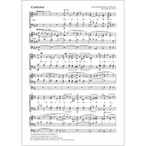 Confitebor : aus: Carmina Sacra