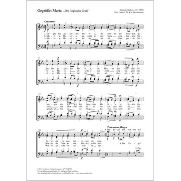 Der englische Gru&szlig; : aus: Marienlieder