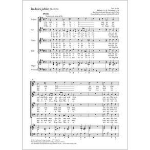 In dulci jubilo [Nun singet und seid froh] : G-Dur