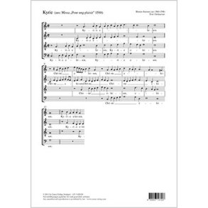 Kyrie : aus: Missa Pour ung plaisir