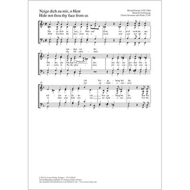 Neige dich zu mir, o Herr : d-Moll