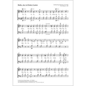 Siehe, das ist Gottes Lamm : Es-Dur