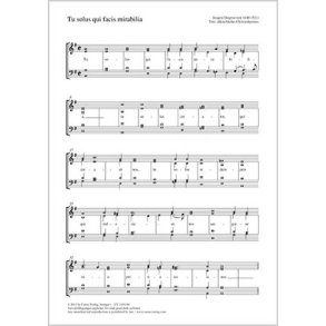 Tu solus qui facis mirabilia : dorisch