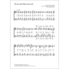 Wie der müde Pilger sehnet sich : G-Dur
