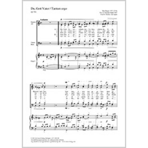 Du, Gott Vater : Tantum ergo