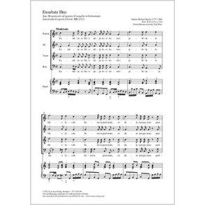 Exsultate Deo : aus: Responsoria ad quatuor Evangelia in Solemnitate Sanctissimi Corporis Christi
