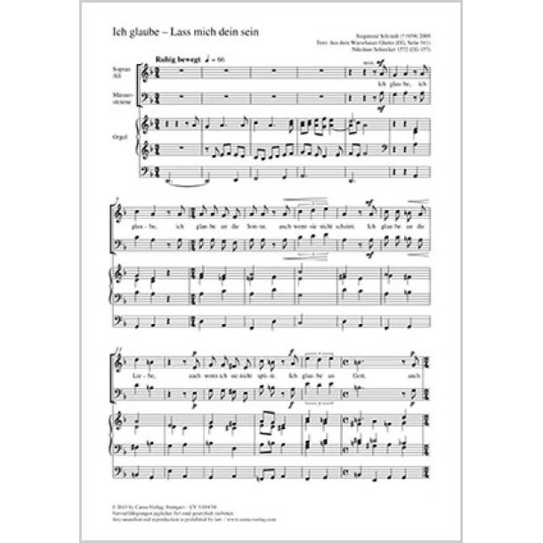 Ich glaube - Lass mich dein sein