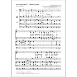 Praise to the Lord [Lobe den Herren] : G-Dur