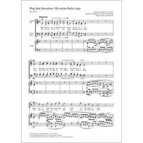 Pray that Jerusalem [Du meine Seele singe] : C-Dur
