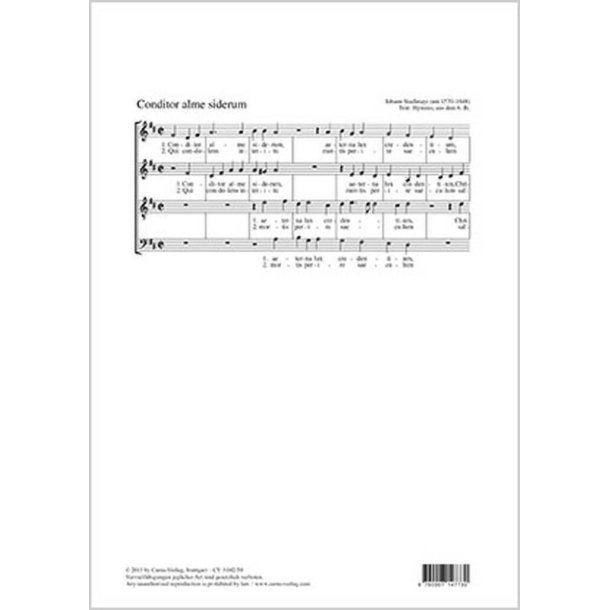 Conditor alme siderum : D-Dur