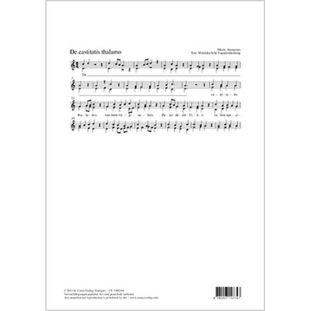 De castitatis thalamo : dorisch