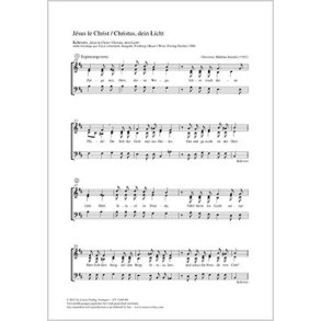 Jésus le Christ [Christus, dein Licht] : h-Moll