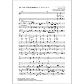 Mit Ernst, o Menschenkinder : a-Moll
