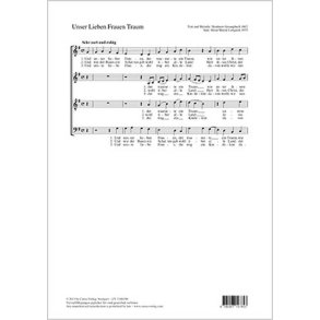 Unser Lieben Frauen Traum : e-Moll