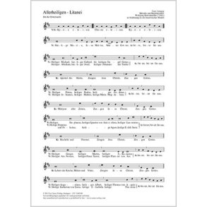 Allerheiligen-Litanei : für die Osternacht