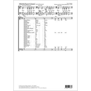 Allerheiligen-Litanei : für die Osternacht