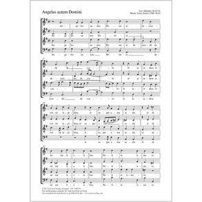 Angelus autem Domini : G-Dur