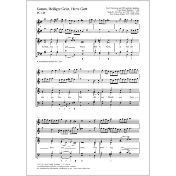 Komm, Heiliger Geist, Herre Gott