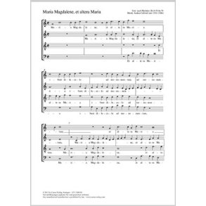 Maria Magdalene, et altera Maria : C-Dur