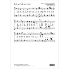 Preis dem Todesüberwinder : F-Dur