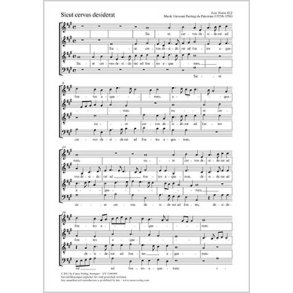 Sicut cervus desiderat : A-Dur