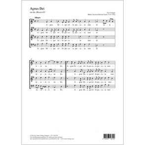 Agnus Dei : aus: Missa in G