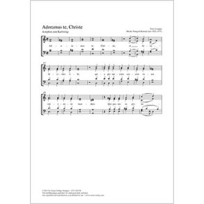 Adoramus te, Christe : Antiphon zum Karfreitag