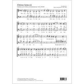 Christus factus est : aus: Messe für den Gründonnerstag