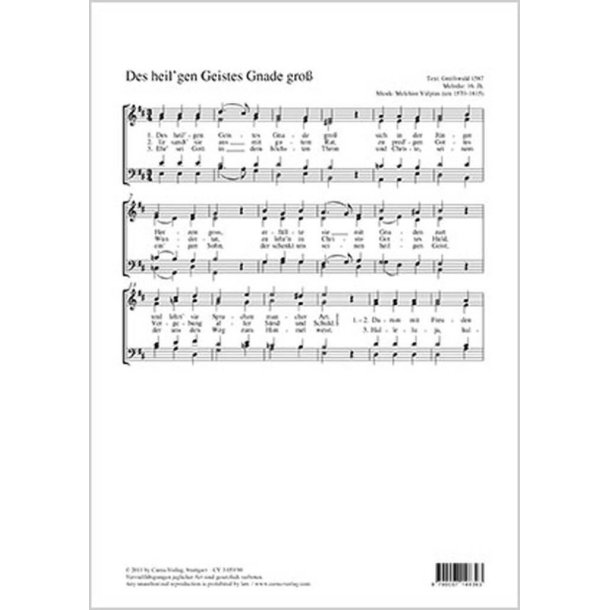 Des heil'gen Geistes Gande gro&szlig;