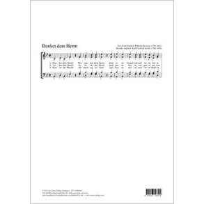 Danket dem Herrn : B-Dur