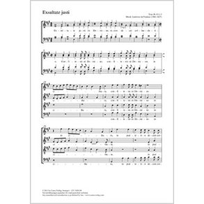 Exsultate justi : A-Dur