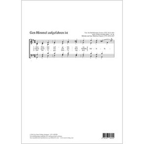 Gen Himmel aufgefahren ist : G-Dur