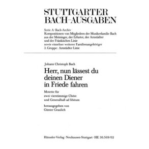 Herr, nun lässest du deinen Diener : Canticum Simeonis