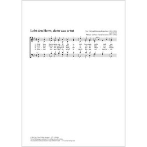 Lobt den Herrn, denn was er tut : Psalm 136