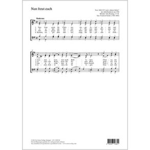 Nun freut euch : G-Dur