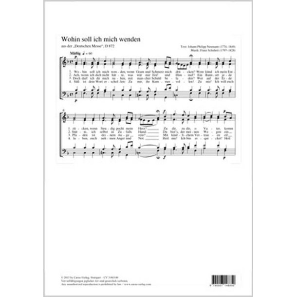 Wohin soll ich mich wenden : aus: Deutsche Messe