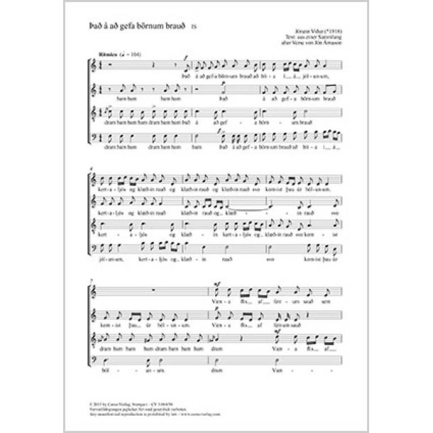 Pach &aacute; ach gefa b&ouml;rnum brauch