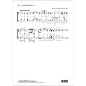 Ära vare Gud i höjden : C-Dur