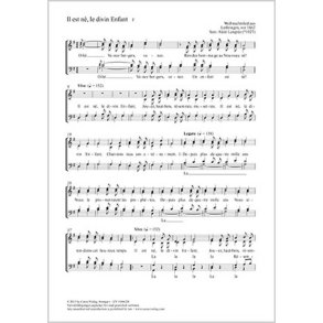 Il est né, le divin Enfant : G-Dur