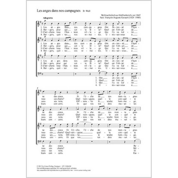 Les anges dans nos campagnes : G-Dur