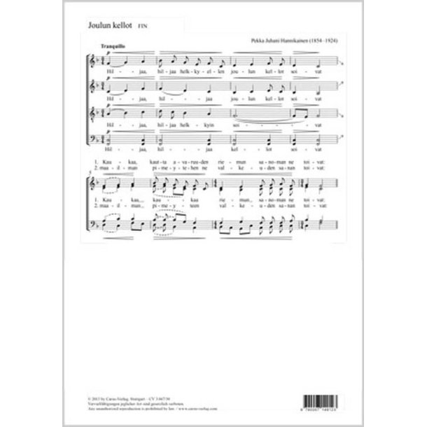 Joulun kellot : F-Dur