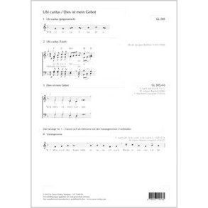 Ubi caritas / Dies ist mein Gebot