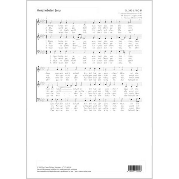 Herzliebster Jesu : f-Moll