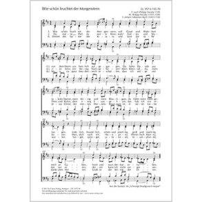 Wie schön leuchtet der Morgenstern : aus: Schwingt freudig euch empor