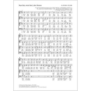 Nun lob, mein Seel, den Herren : G-Dur