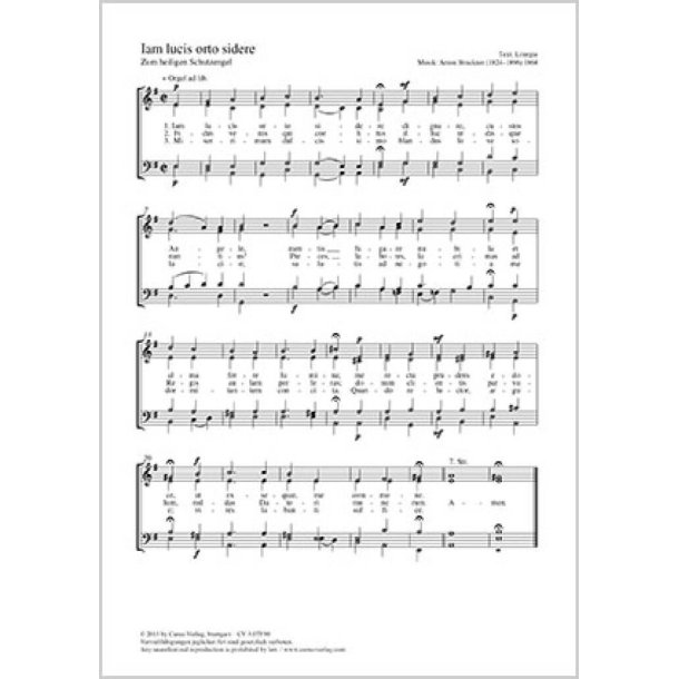 Iam lucis orto sidere : Zum heiligen Schutzengel Hymnus