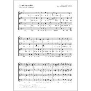 O Lord, the maker : O Herr, der du die Welt gemacht